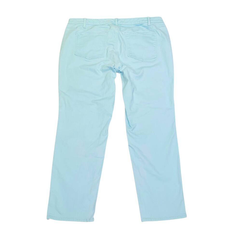 Talbots Slim Ankle Jean 16W Cool Mint Slimming Stretch Preppy Casual Coastal - Picture 3 of 10